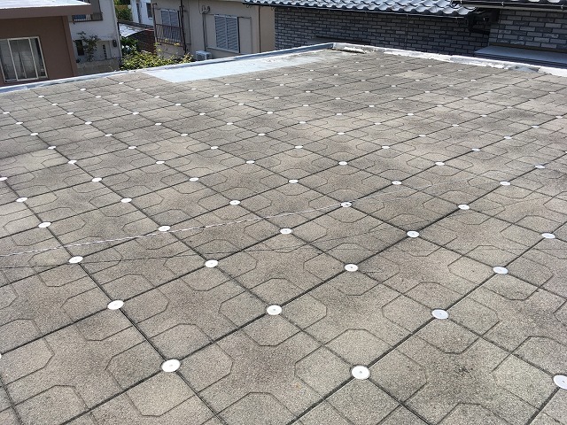 雨漏りが発生していた陸屋根